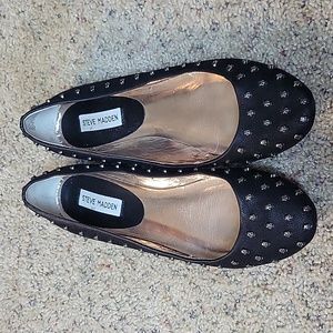 Steve madden studded flats